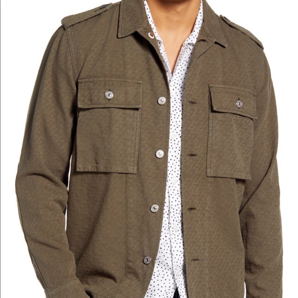 7 for all mankind military shirt jacket nwt